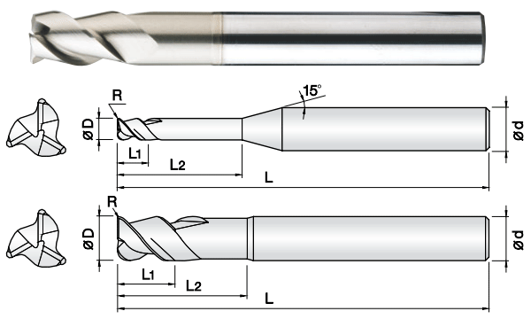 Dao phay chuyên đồng 3COR JJTool