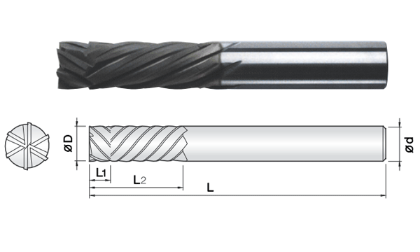 Dao phay 3CPR cho composite JJTool