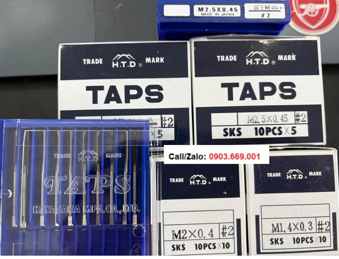 Mũi taro thẳng SKS HTD M1.4x0.3