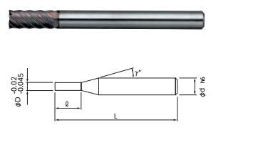 Dao phay thép nhiệt NSTOOL MHD445 MHD645